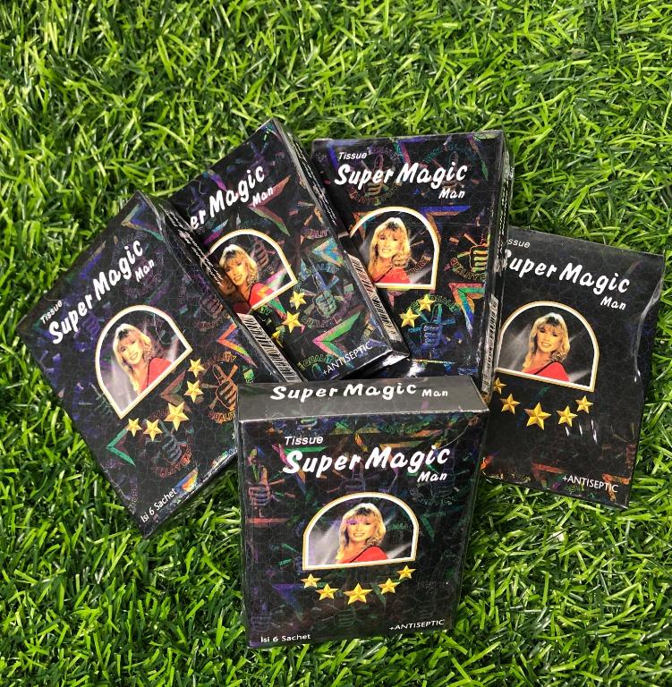 Tissue Super Magic Man Antiseptic 100 Original Tisu Magik Tahan Lama Mens Delay Wipes Longrun Ubat Kuat Lelaki Sejati Everything Else Others On Carousell