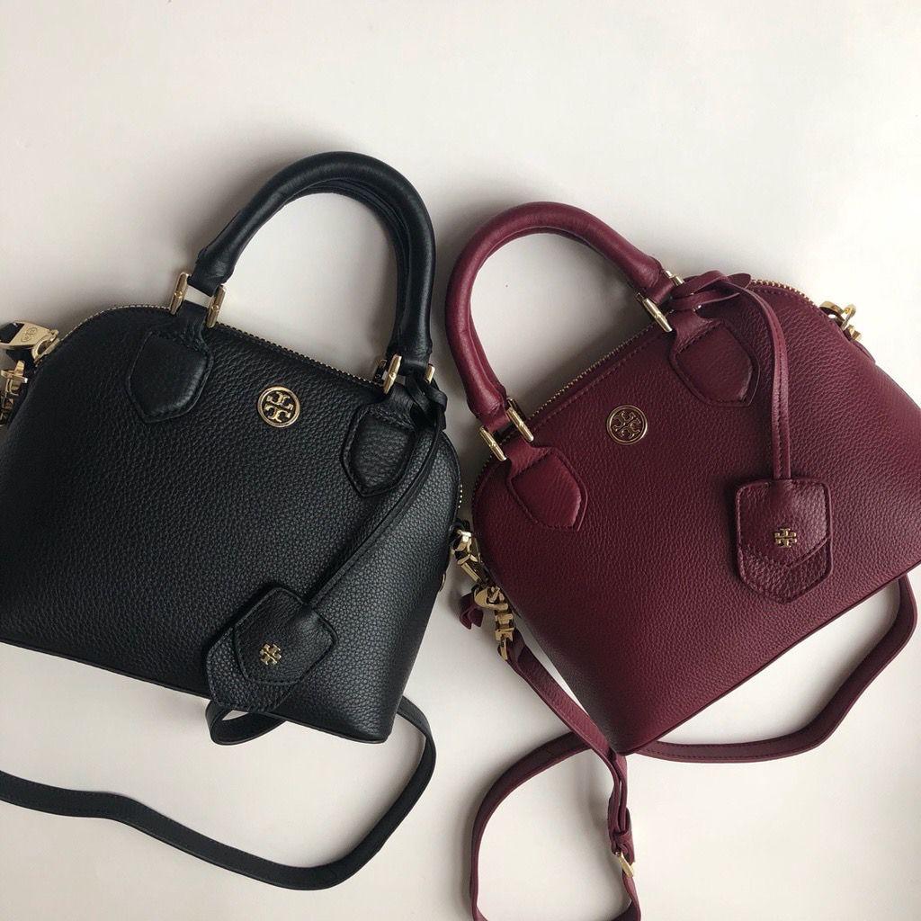 Tory Burch Robinson Mini Dome, Luxury, Bags & Wallets on Carousell