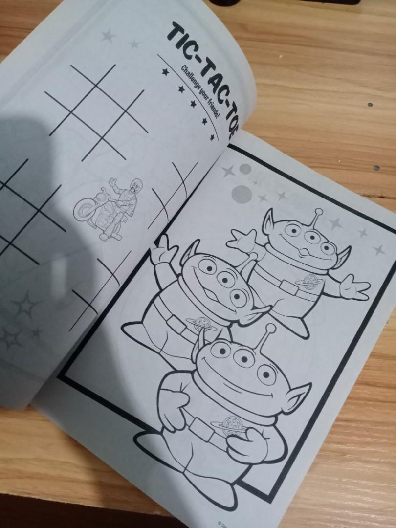Toys Story 4 Coloring and Activity Book, Hobbies & Toys, Books