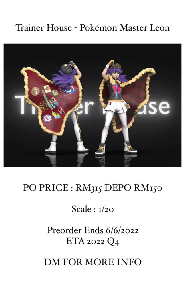 Trainer House - Pokémon Master Leon, Hobbies & Toys, Toys & Games on ...