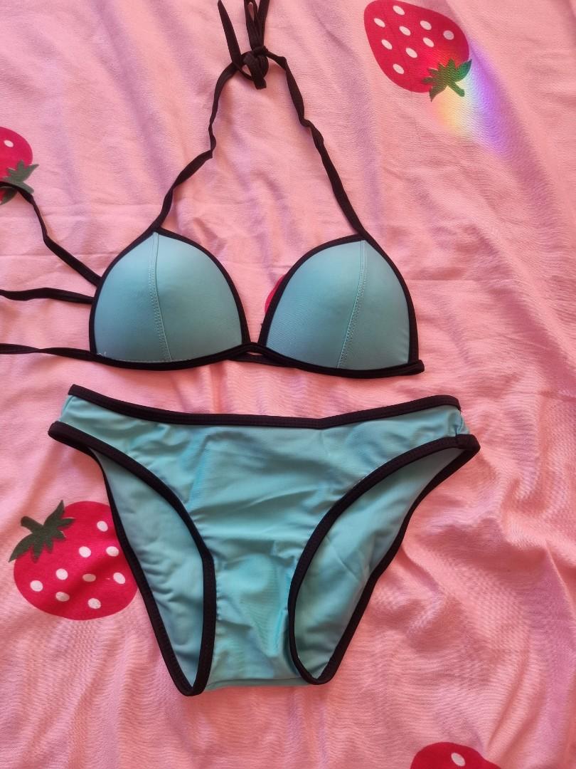 Bikini Arena Vintage Per Bambine - Costume Due Pezzi Triangolo, Tessuto Riciclato - Foto 2