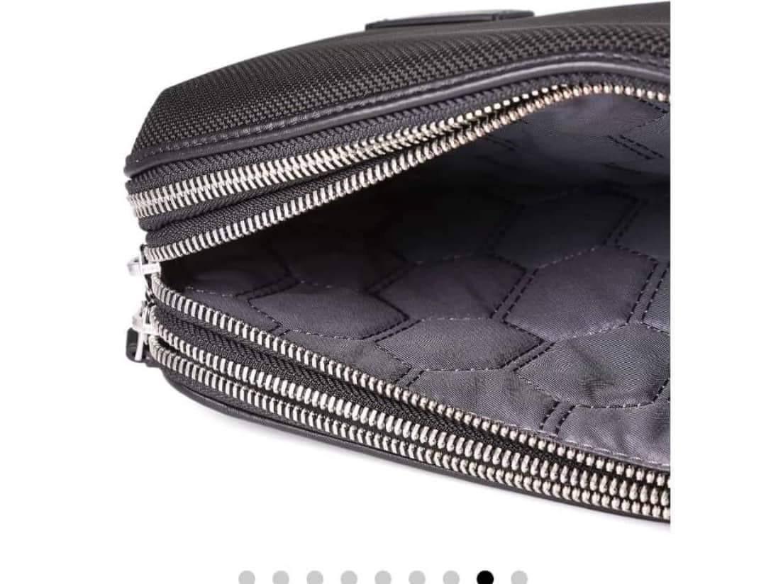 Tumi triple zip clutch bag 13,000, Men's Fashion, Bags, Belt bags