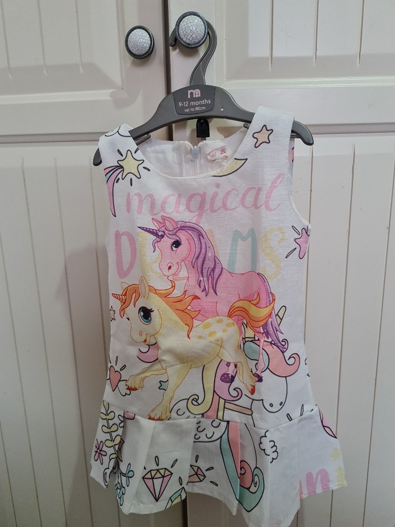 Unicorn Dress, Bayi \u0026 Anak, Baju Anak 