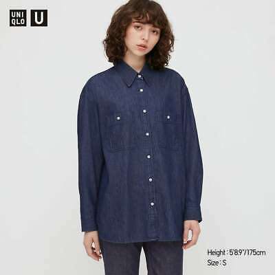 uniqlo denim shirt women's
