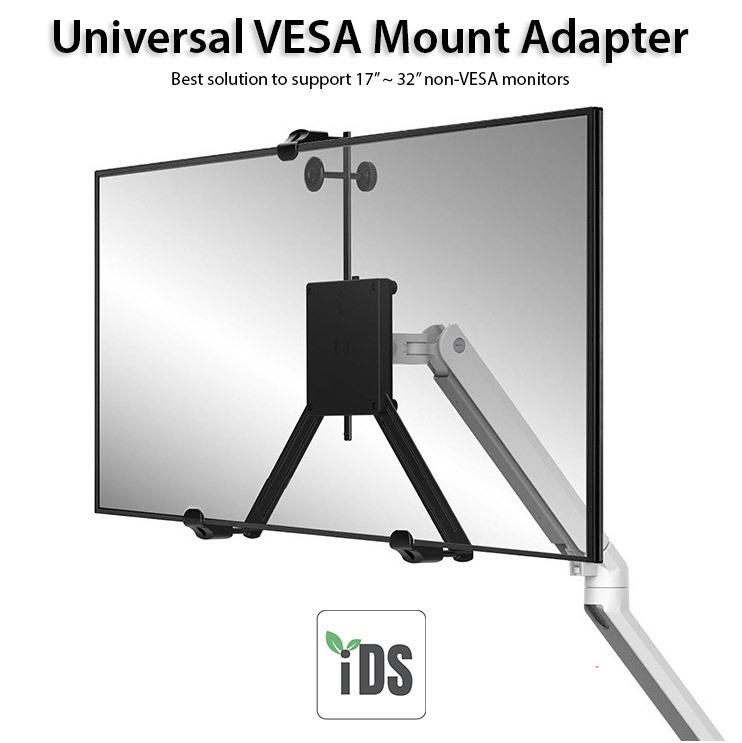 [iDS] VESA Mount Adapter for NonVESA Monitors Fully Adjustable VESA