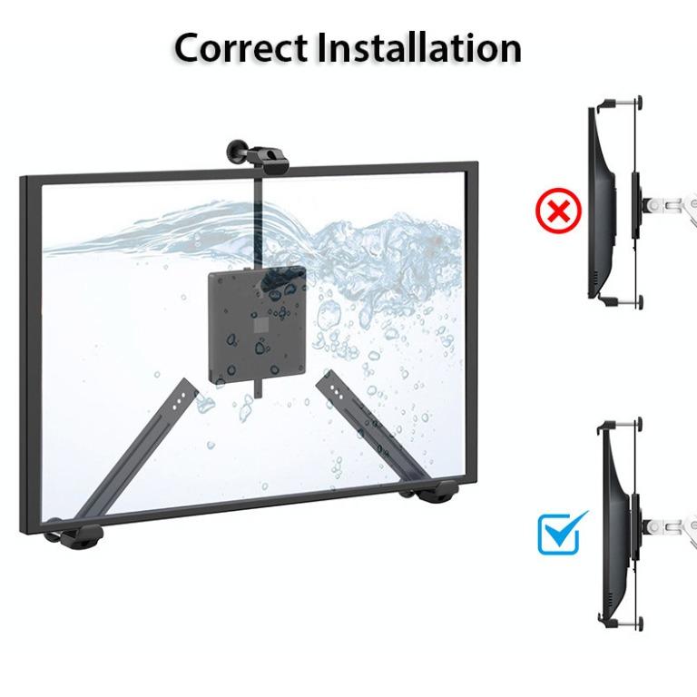 [iDS] VESA Mount Adapter for NonVESA Monitors Fully Adjustable VESA