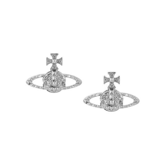 Vivienne Westwood Mayfair Bas Relief Earrings - Rhodium, 名牌