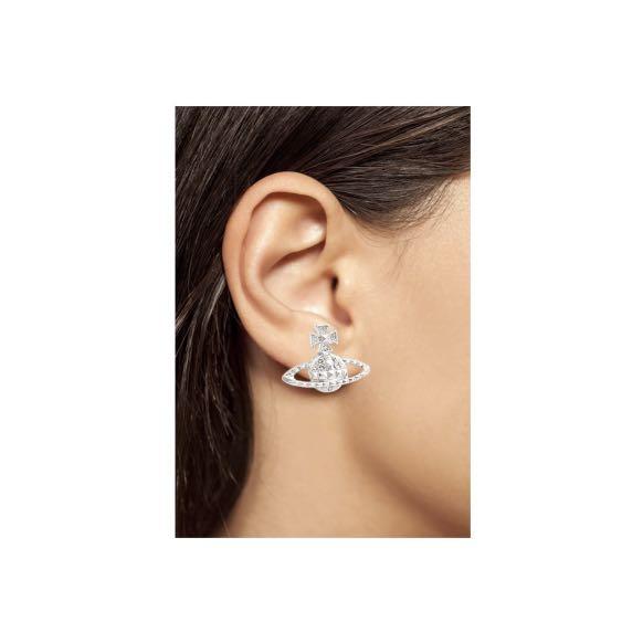 Vivienne Westwood Mayfair Bas Relief Earrings - Rhodium, 名牌