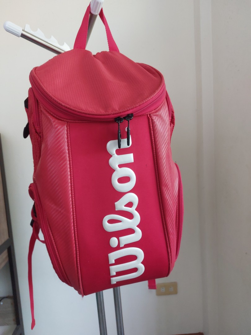 Wilson large to Xl red Backpack, Men's Fashion, Bags, Backpacks on Carousell