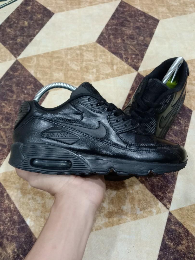 Nike air max hotsell 90 leather black womens