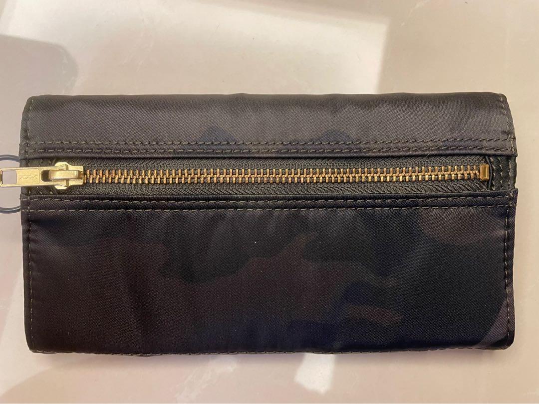 日本PORTER COUNTER SHADE LONG WALLET 錢包迷彩尼龍, 他的時尚, 包包 