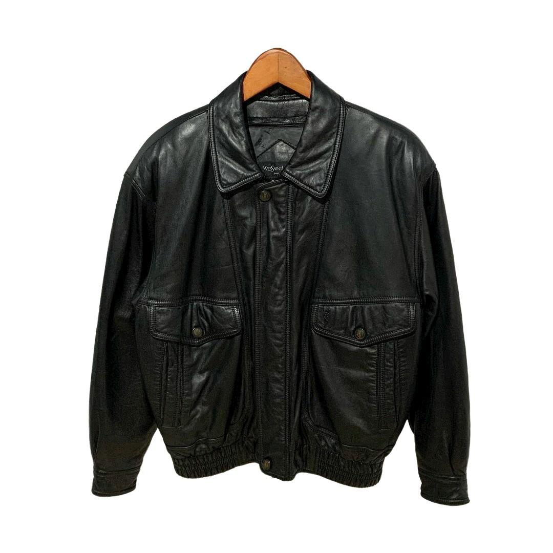 Yves saint laurent leather jacket new arrivals