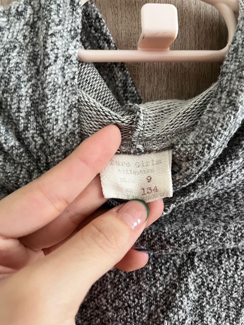 Girls sales grey hoodie