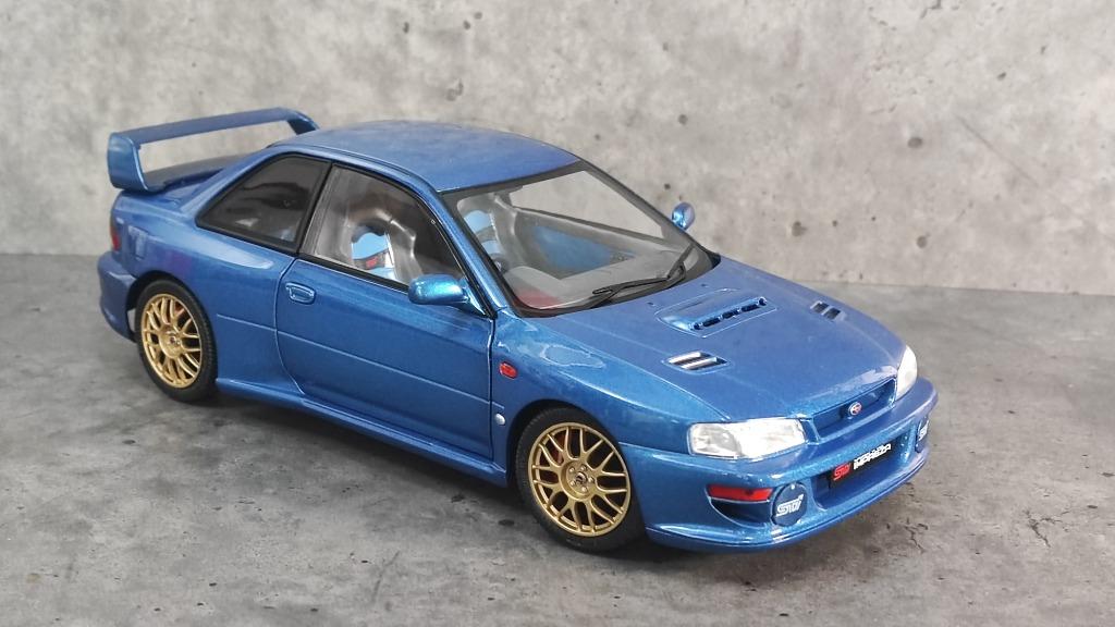 メカニカル 1/18 スバル インプレッサ 22B 1998 ブルー ソリド製 | ccfl.ie