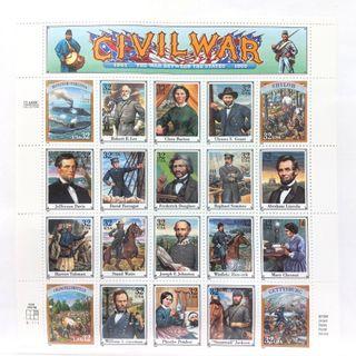 1994 US Stamps - Civil War - Full Sheet - Mint NH