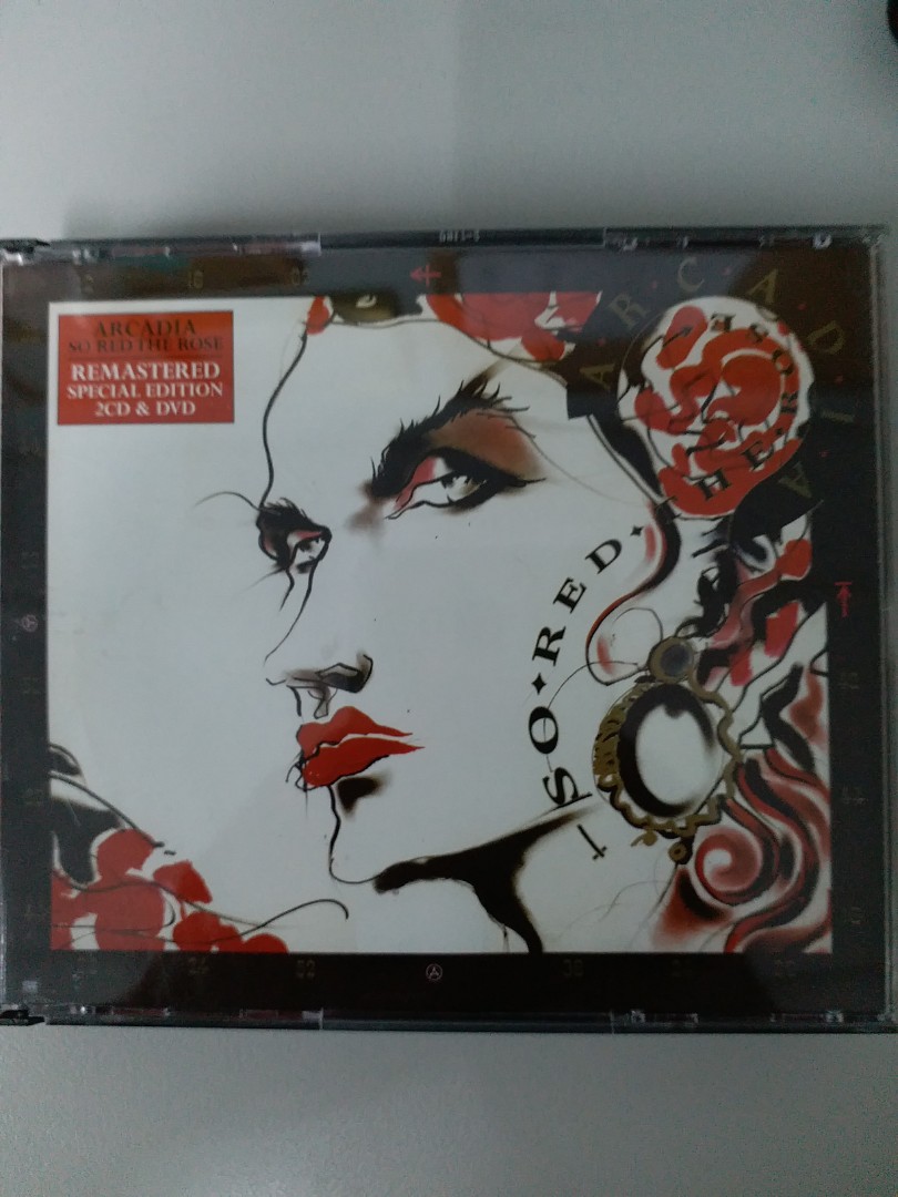 2CD + DVD Duran Duran Arcadia so red the rose, 興趣及遊戲, 音樂