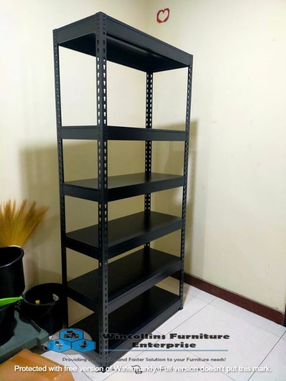 6 layer steel rack / Open shelves, Furniture & Home Living, Furniture ...