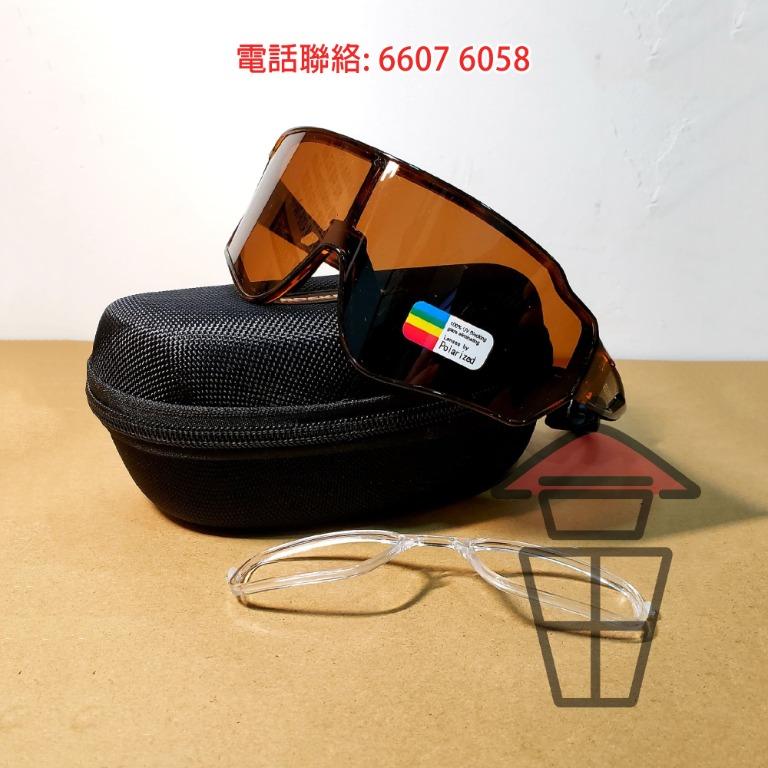 現貨可交收 Ac041 茶色偏光鏡仿玳瑁戶外運動眼鏡faux Tortoiseshell Sunglasses Cyclists Sunglasses 隔絕uv400 紫外線附近視鏡內框適合單車發燒友 運動產品 單車及配件 單車 Carousell