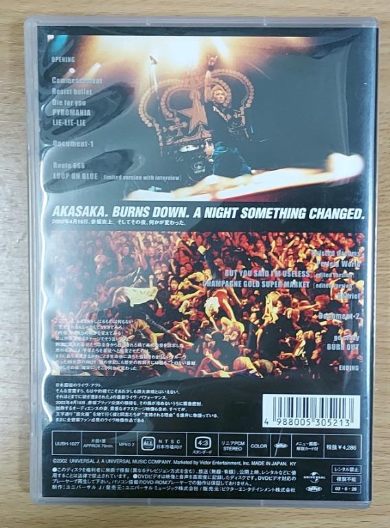 中古DVD UUHB-1027 Luna Sea J/FILM THE BLOOD MUZIK 80min.RIOT 日文