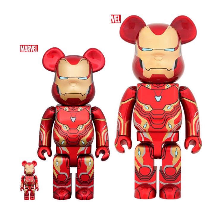 新貨預訂Pre-Order]    BE@RBRICK - IRON MAN MARK 50 400%+100