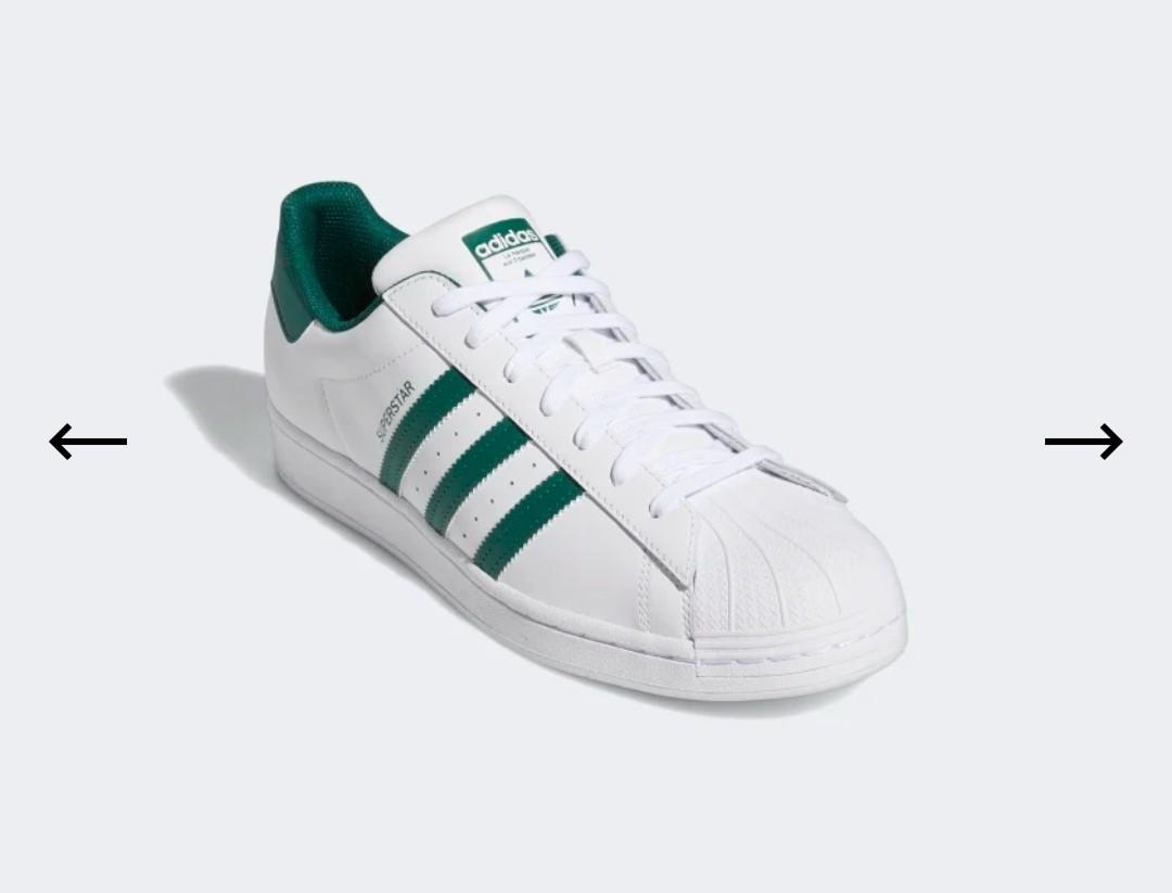 Adidas shoes white with green stripes cheap