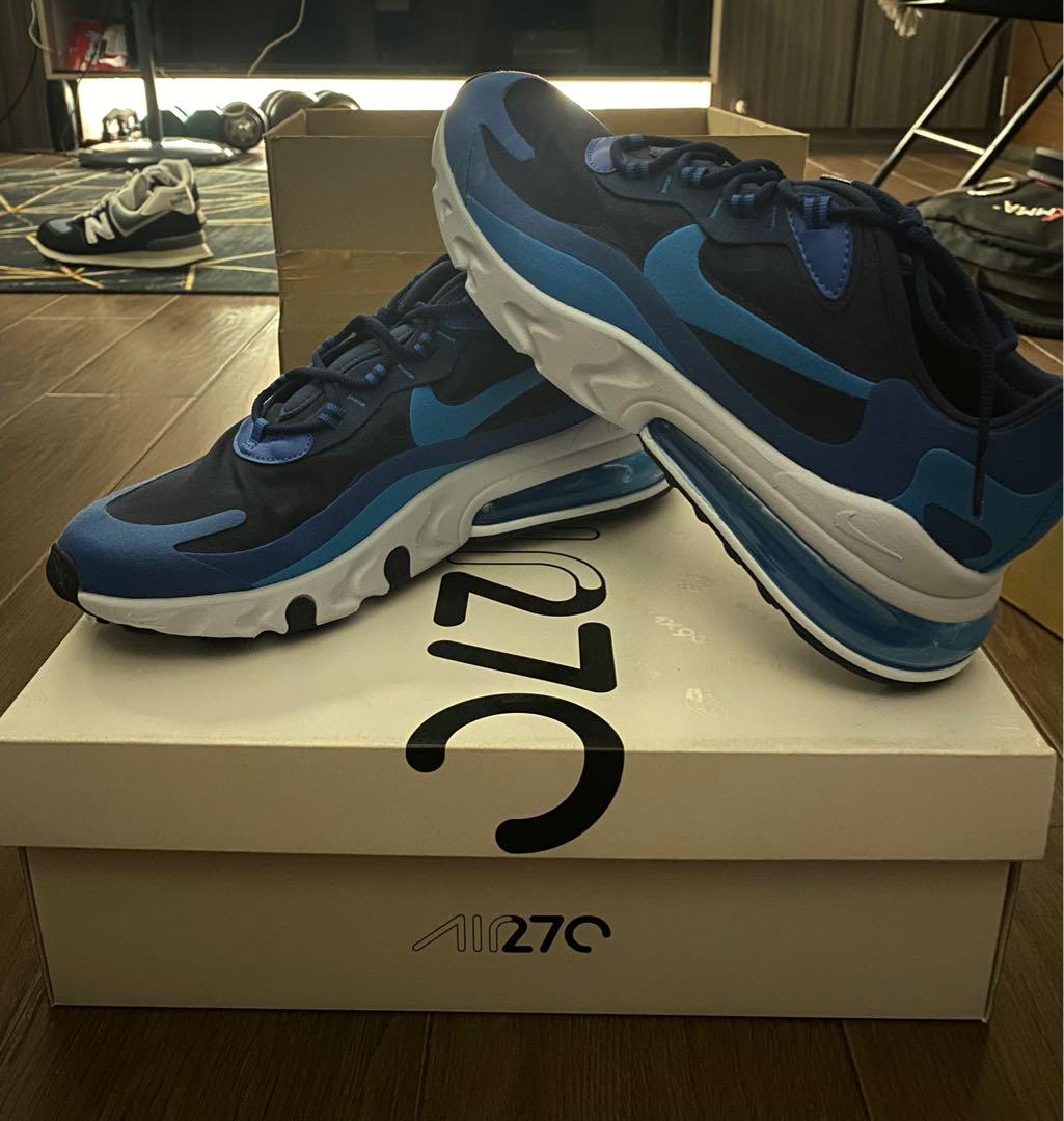 Nike air max on sale react 270 blue void