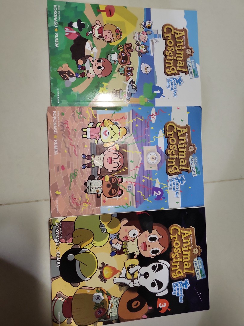 Animal Crossing Deserted Island Diary Comic Books A set of 3, Hobbies   Toys, Books  Magazines, Comics  Manga on Carousell