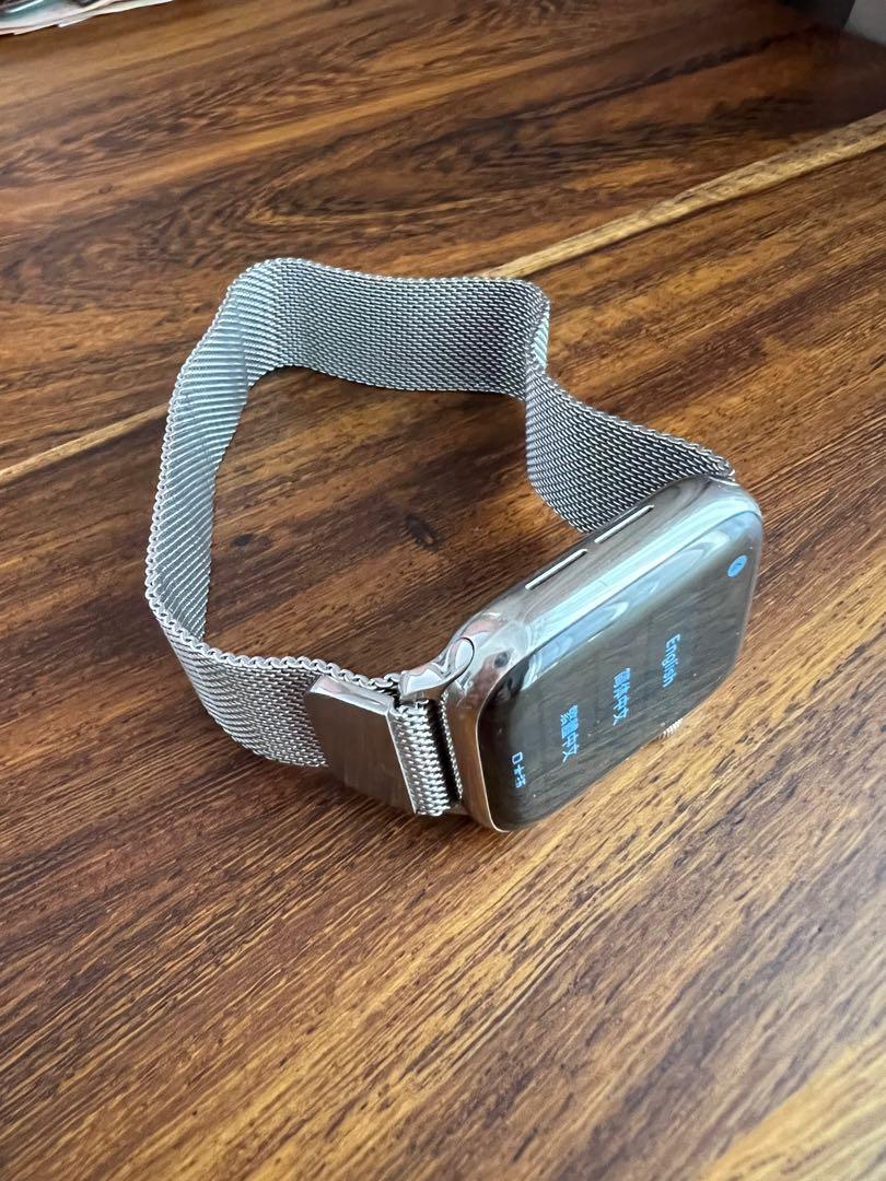 Refurbished apple watch series 4 stainless steel sales