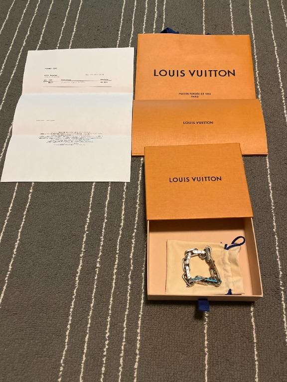 Authentic LOUIS VUITTON Brassle Monogram Chain M MP3143 Bracelet  #260-004-52