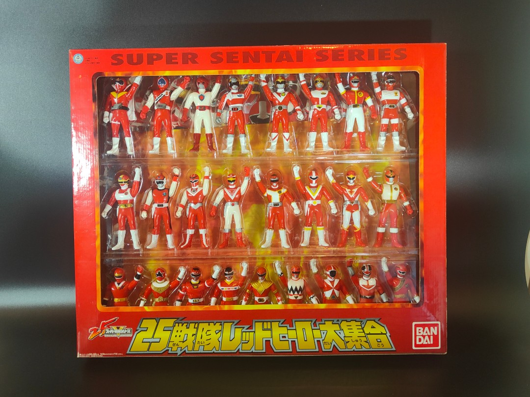 Bandai Super Sentai Series 25th Anniversary Red Ranger BOX SET, Hobbies