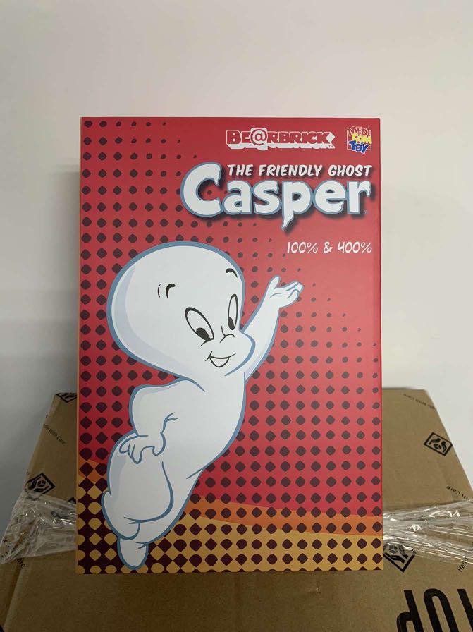 Bearbrick Casper 100% + 400% Be@rbrick, 興趣及遊戲, 玩具& 遊戲類