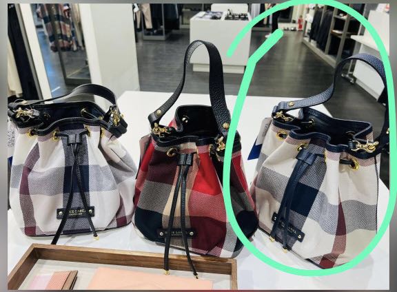 Blue label crestbridge bucket bag original from Japan ready