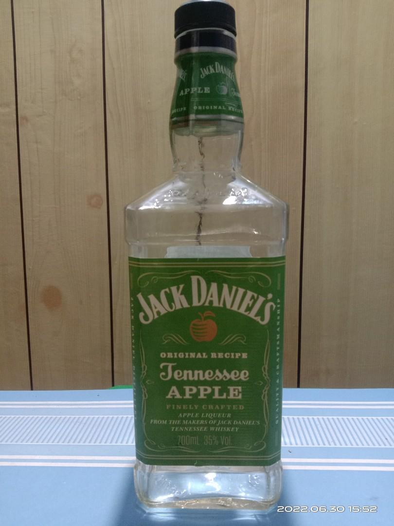 Botol bekas miras Jack Daniels Apple 700ml, Antik, Pajangan ...