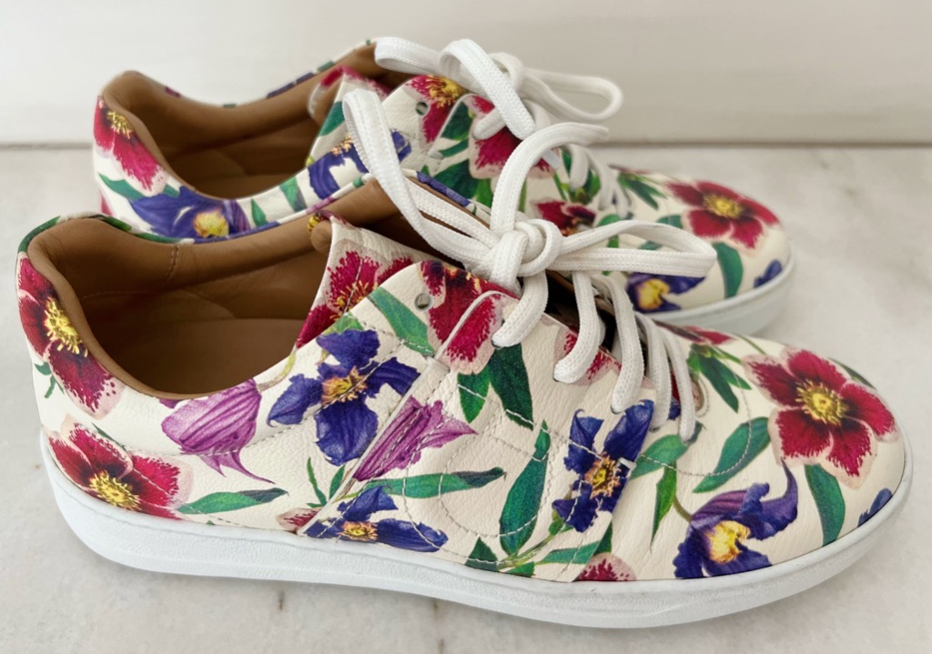 Ferragamo floral sale shoes