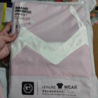 Brand New Pink Silk Sleepwear Set