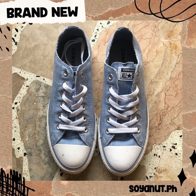 BRANDNEW AUTHENTIC CONVERSE ALL STAR LOW TOP DENIM SHOES