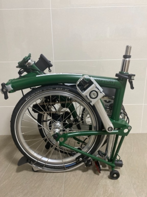 Brompton 2021 M2L Racing Green, Sports Equipment, Bicycles & Parts ...
