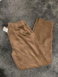 Brown cord pants