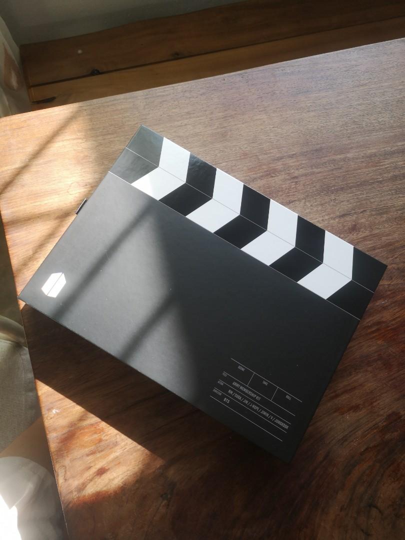 BTS Official 6th Army Membership Kit (Category: K-Wave Merchandise) located in Cebu City. Submitted by beapetite (Listing ID 1169657966, Image 2). Description: BTS 6th Army Membership Kit (2019) Brand new condition. Unsealed only for inspection. Inclusions: (can be seen in one of the pictures) - Photocards -Poster -Magazine with loooots of pictures -Acrylic badge -Masking tape with member pictures -Notebook -Name tag (Important note: I'm keeping 