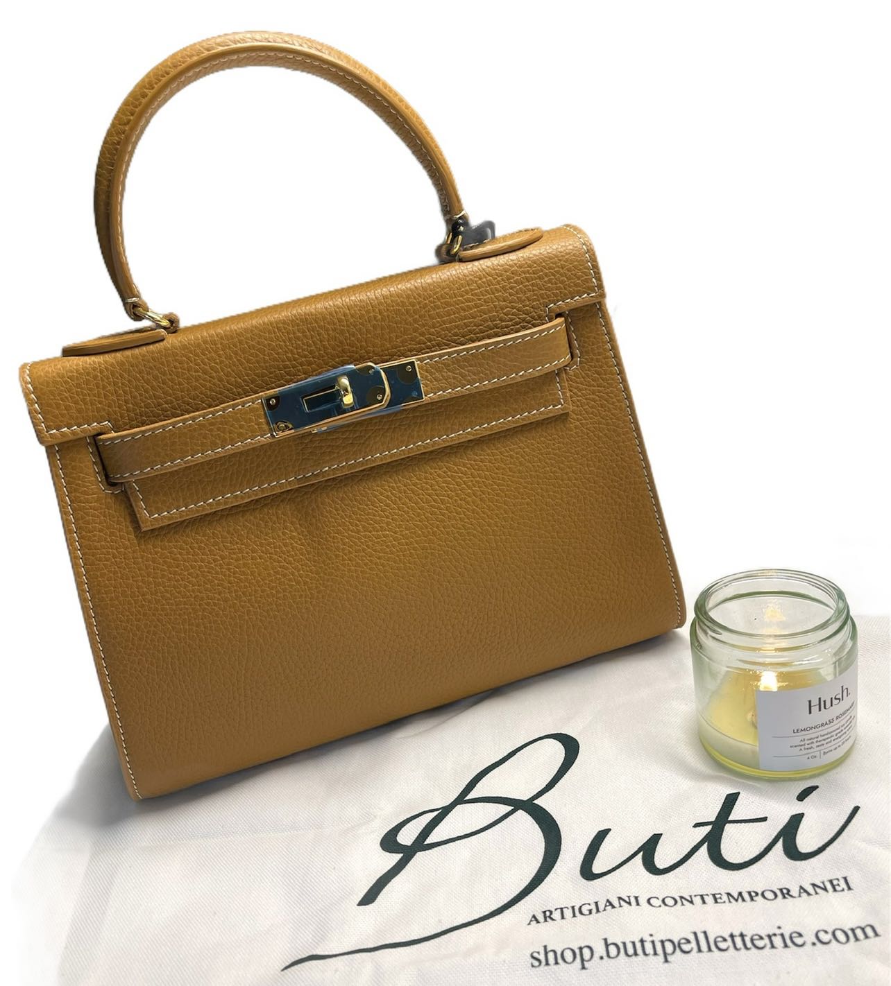 Buti Bag Mini Kelly White Croc Stamped, Luxury, Bags & Wallets on Carousell
