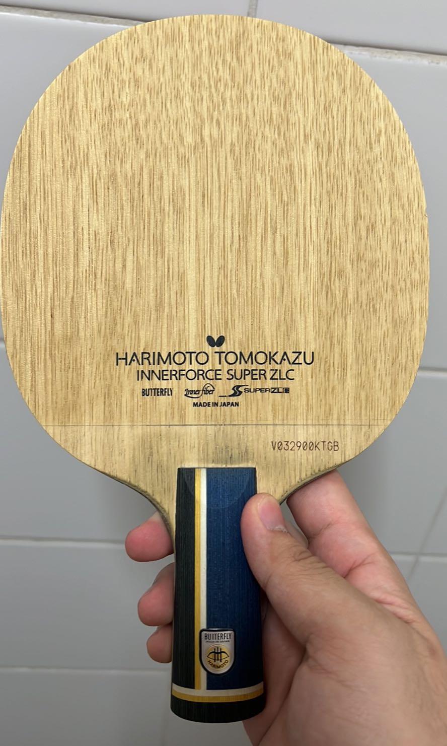 Butterfly張本智和super zlc 直板, 運動產品, 運動與體育, 運動與體育