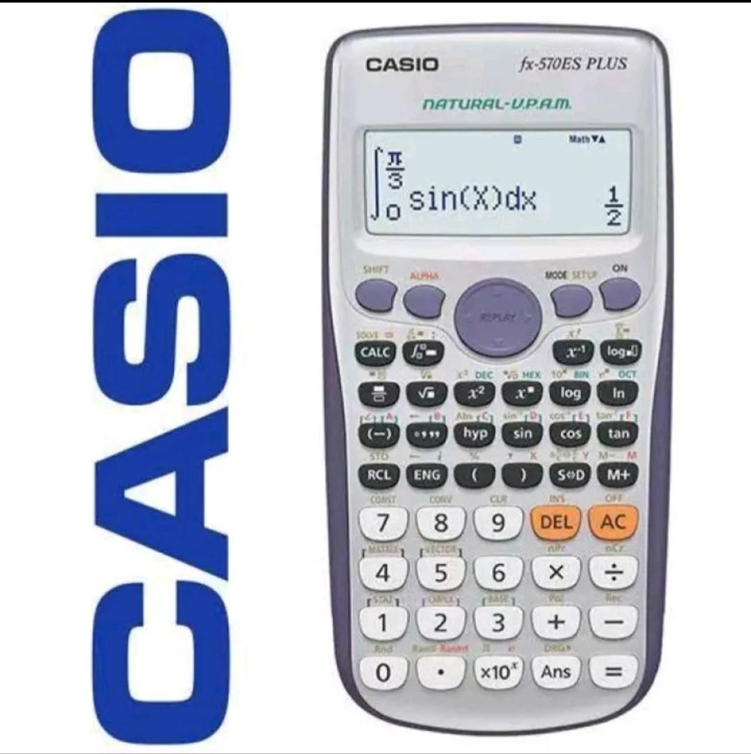 Casio scientific calculator fx 570 es plus (Original), Hobbies & Toys,  Stationery & Craft, Stationery & School Supplies on Carousell