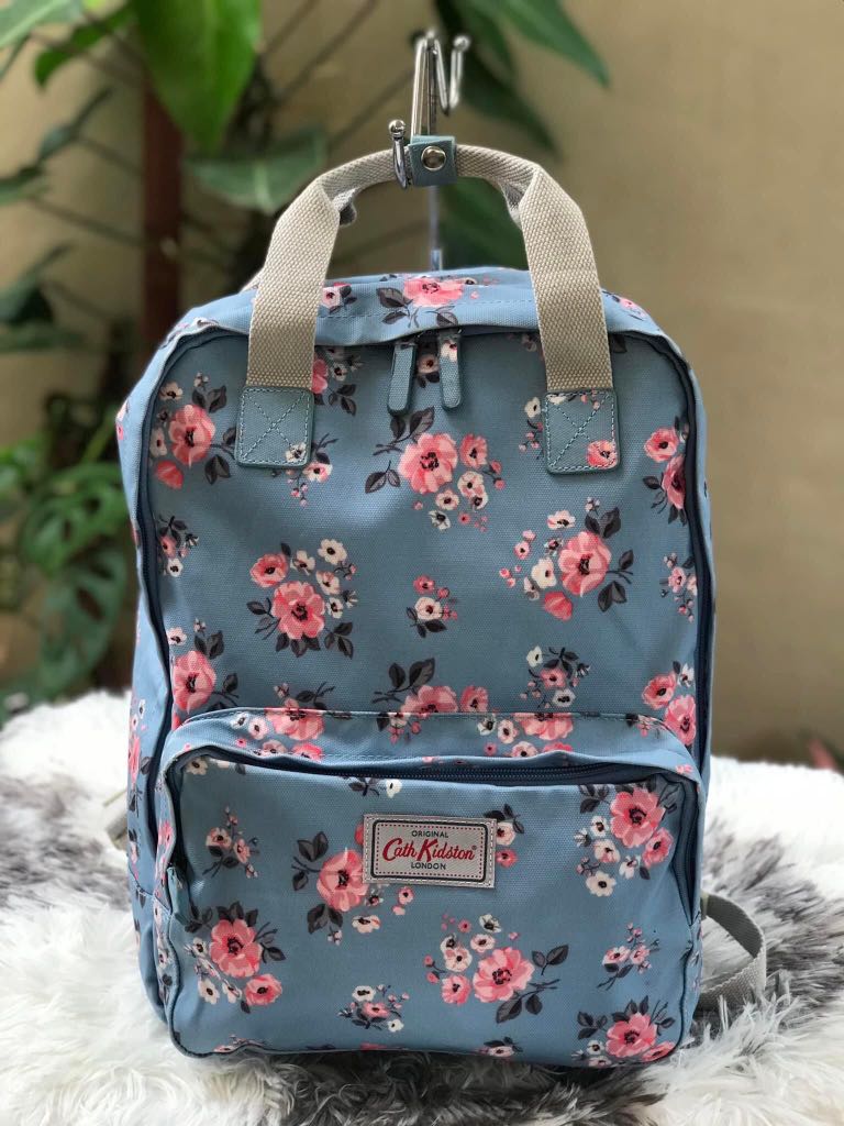 Cath kidston shop blue floral backpack