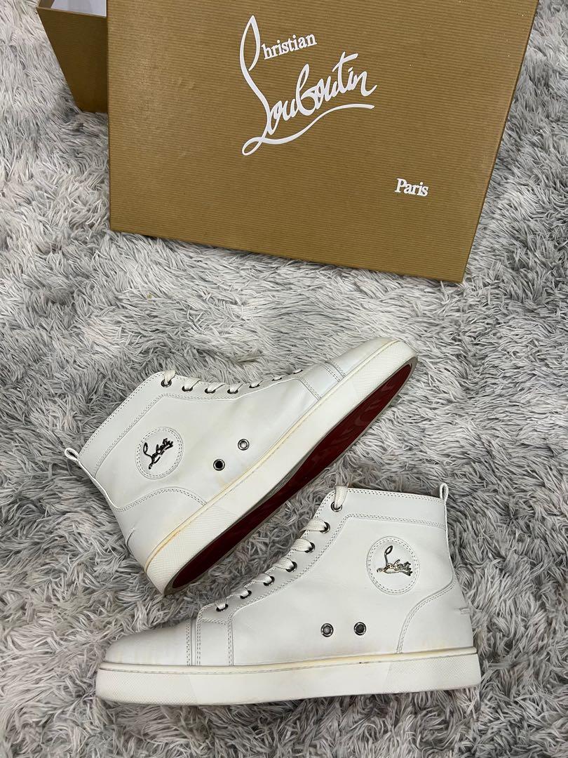 White new arrivals louboutin flats