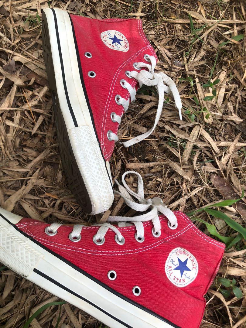 Dirty red deals converse