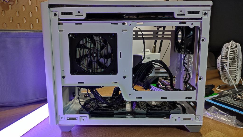 Cooler Master NR200 White High Airflow ITX Case + Corsair SF750 (Local Warranty till 2028