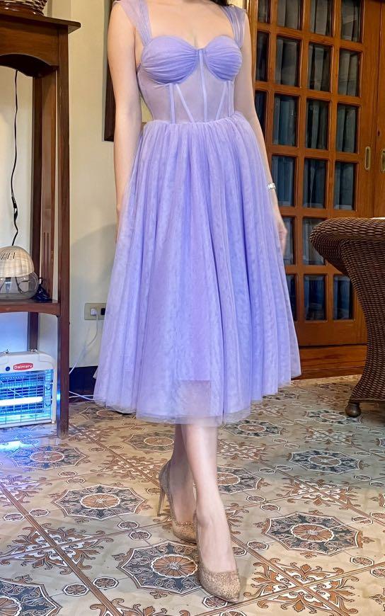 Corseted tulle dress XS Women s Fashion Dresses Sets Evening