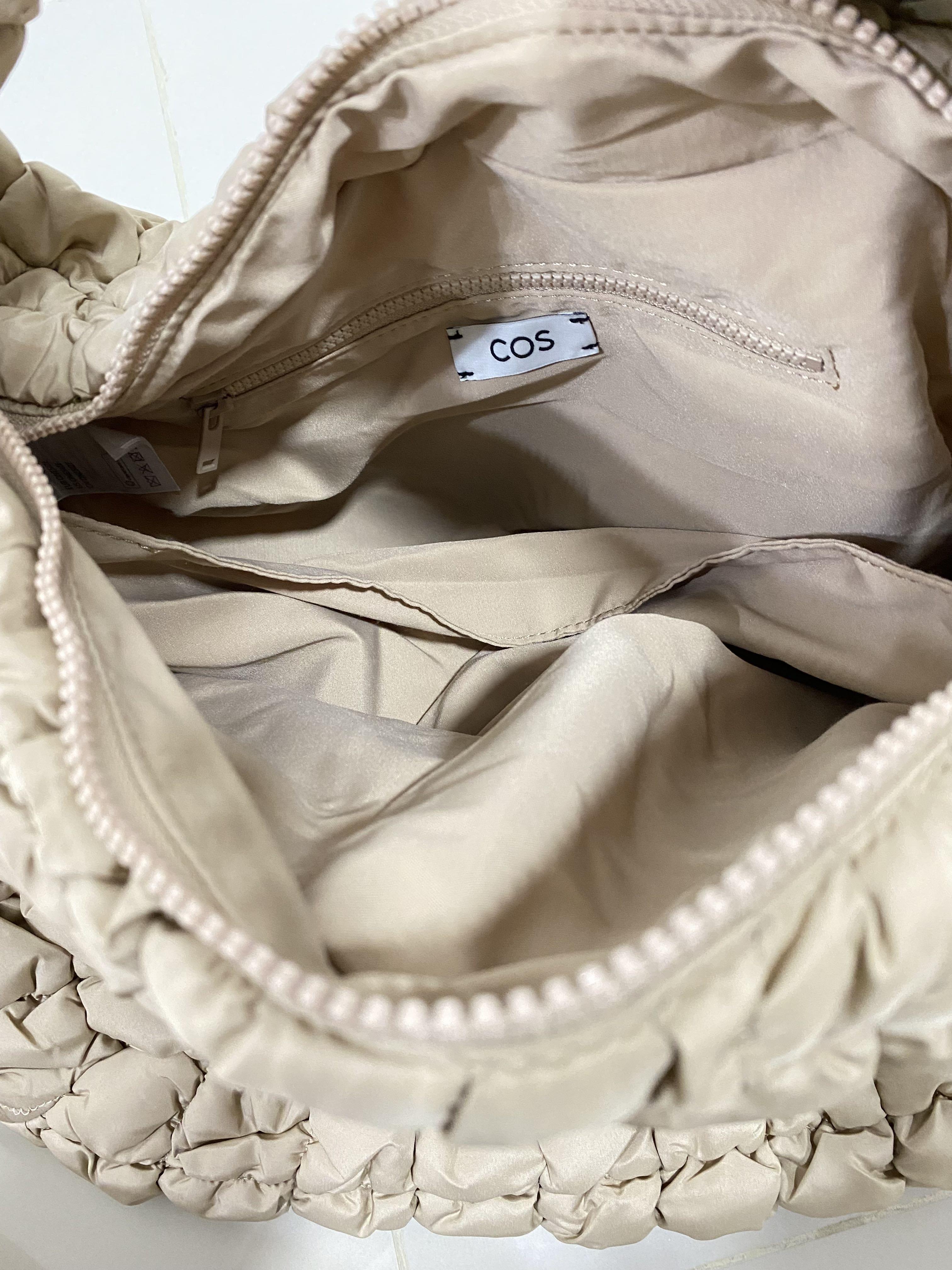 COS QUILTED OVERSIZE BAG (LIGHT BROWN), Women's Fashion, Bags & Wallets