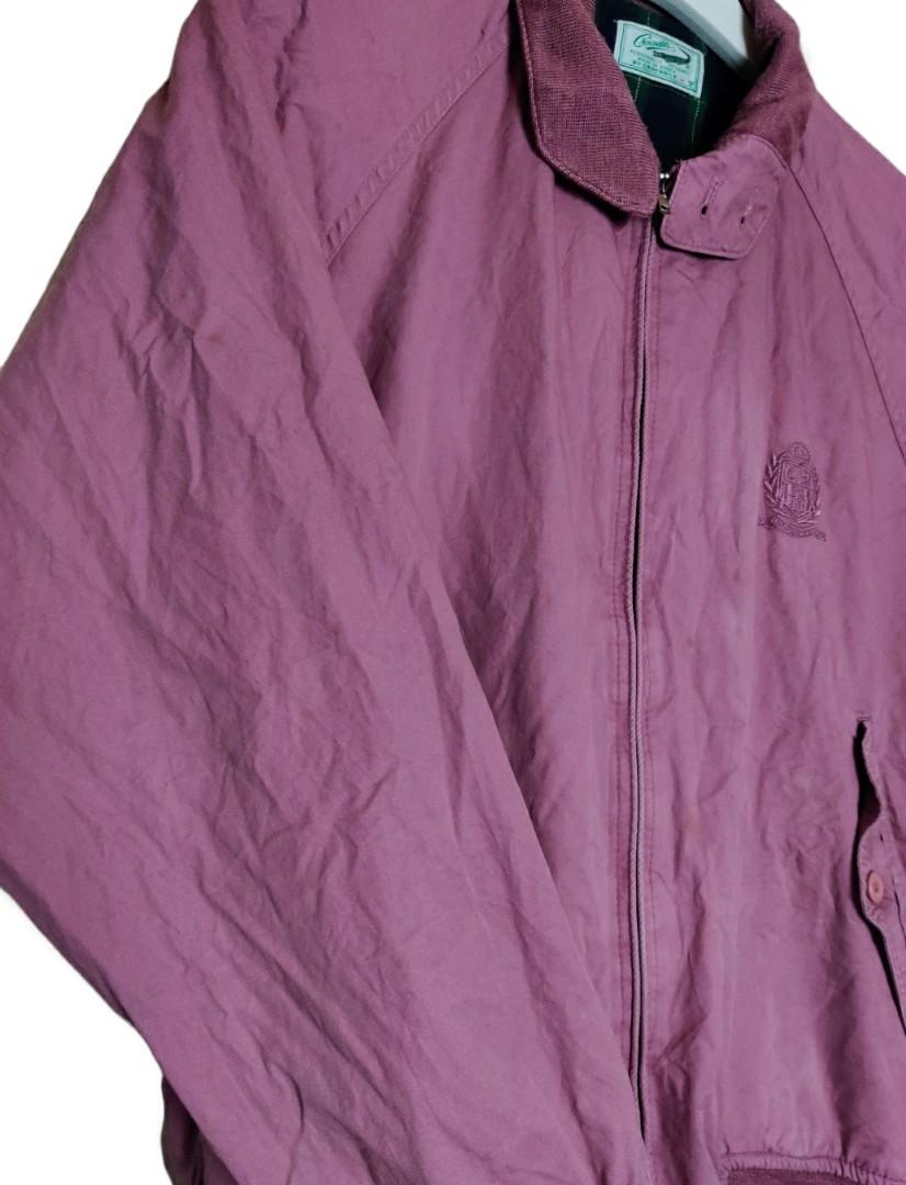 (M) Crocodile Pink Harrington Jacket, Men's Fashion, Coats, Jackets and