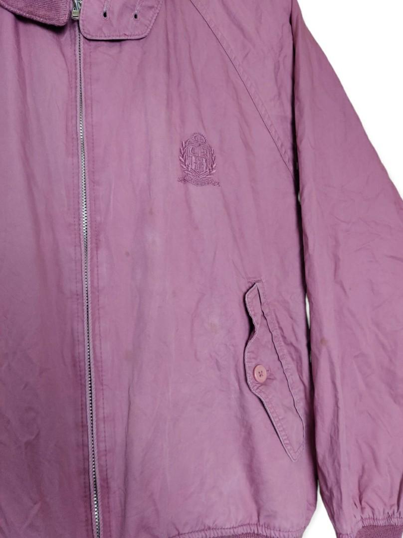 (M) Crocodile Pink Harrington Jacket, Men's Fashion, Coats, Jackets and
